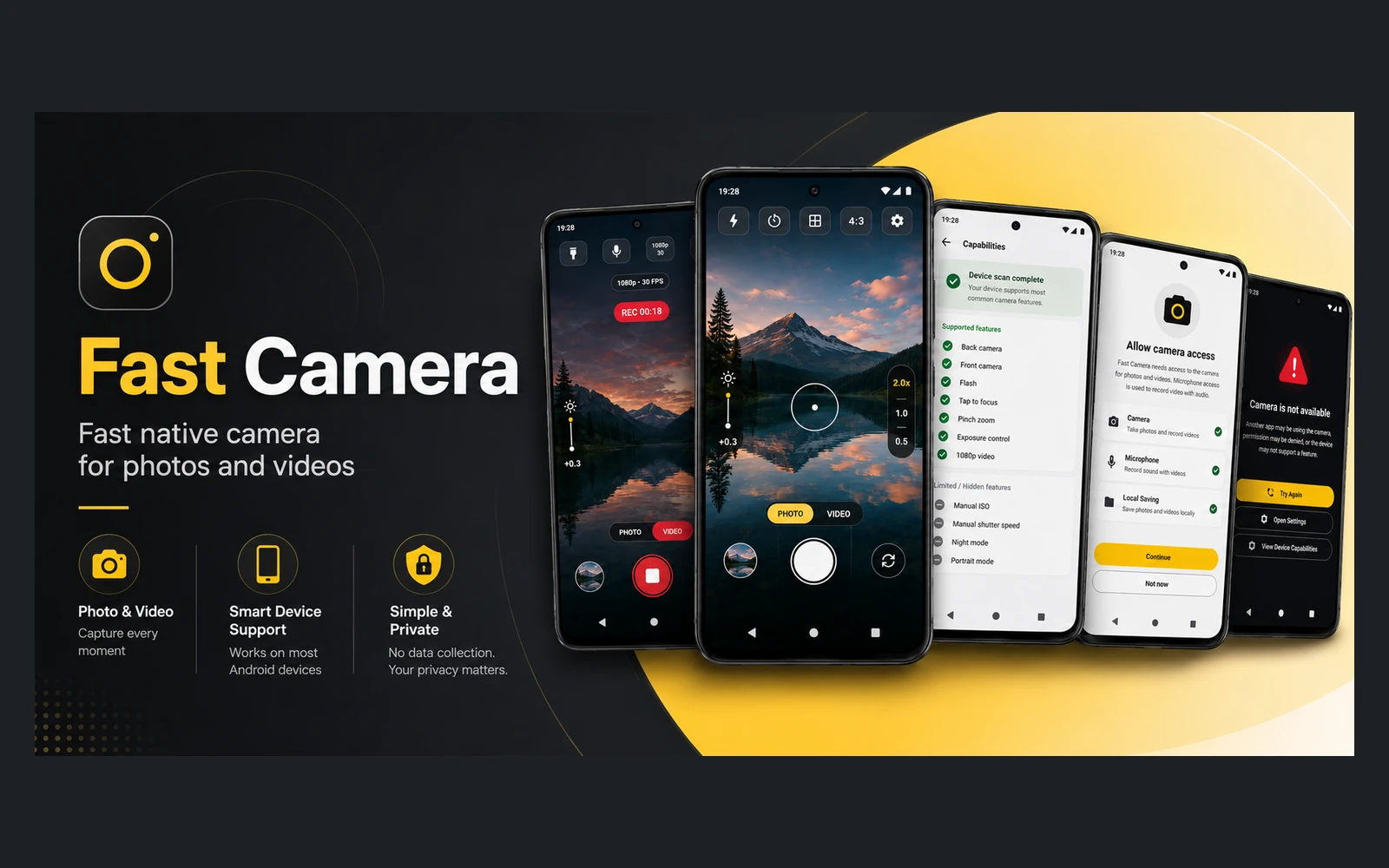 Fast Camera product interface