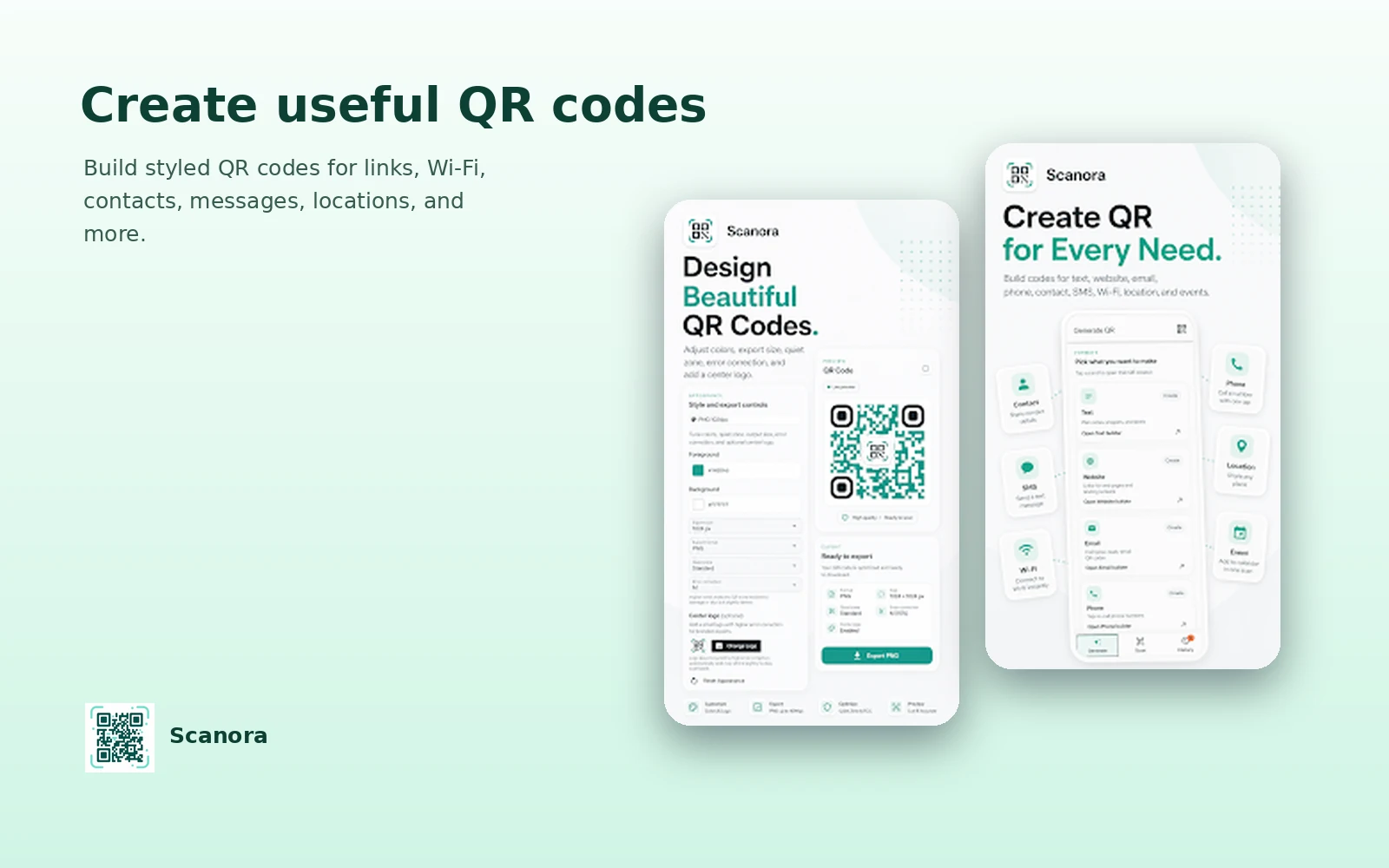 Scanora — Create and style