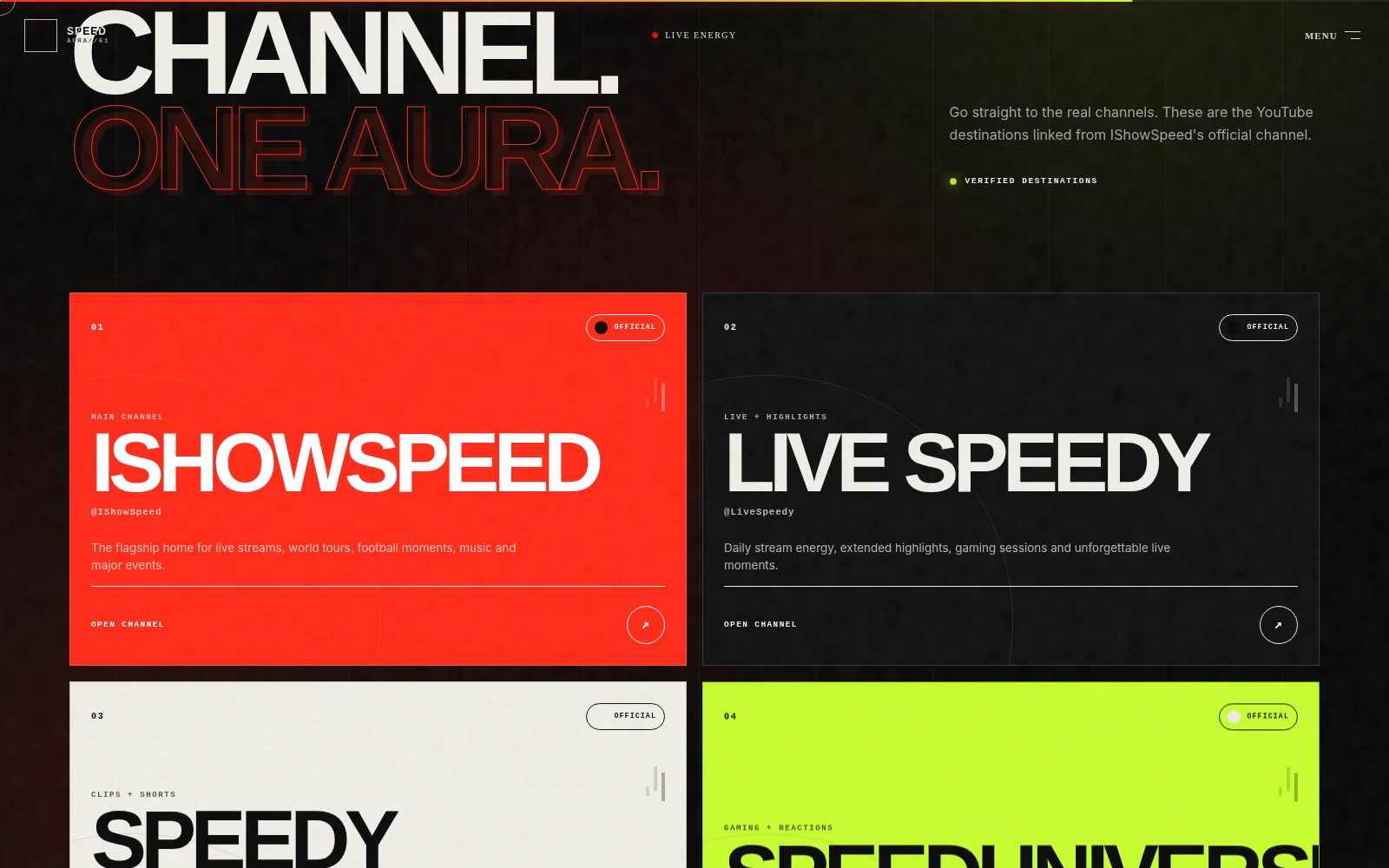 Speed Aura — Official network